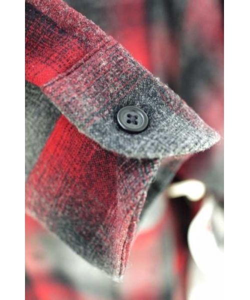 美品✨　PENDLETON オンブレチェック フランネルシャツ 開襟 PENDLETON シャツ 「別注」PENDLETON / チェック オープンカラー