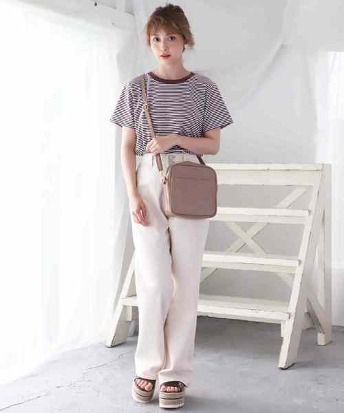 one after another NICE CLAUP（ワンアフターアナザーナイスクラップ）の「シンプルボーダーTシャツ（Tシャツ/カットソー・レディース・ホワイト系その他/ブラック系その他/ブラウン系その他/ブルー系その他・FREE）」の12枚目の写真