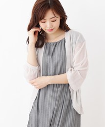 ラメボレロカーディガン