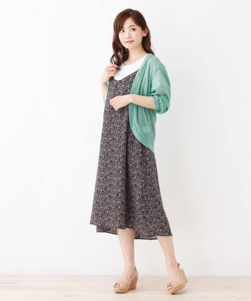 grove（グローブ）の「ラメボレロカーディガン（カーディガン/ボレロ・レディース・ネイビー/ライトグリーン/アイボリー/ナチュラル・02/03）」の11枚目の写真