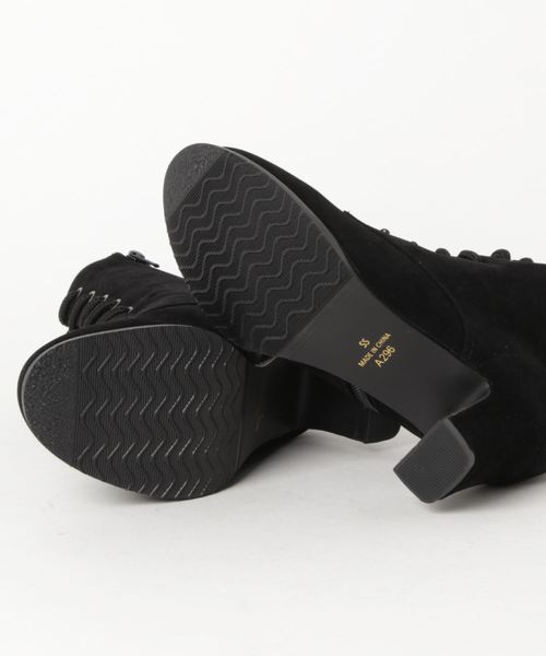 welleg（ウェレッグ）の「レースアップブーツ（ブーツ・レディース・ブラウン系その他/ブラック系その他/ダークブラウン/ブラウン/キャメル/ブラック/アイボリー/アッシュグレー・3L/XS/S/M/L/LL）」の10枚目の写真