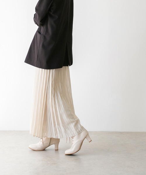 welleg（ウェレッグ）の「レースアップブーツ（ブーツ・レディース・ブラウン系その他/ブラック系その他/ダークブラウン/ブラウン/キャメル/ブラック/アイボリー/アッシュグレー・3L/XS/S/M/L/LL）」の14枚目の写真