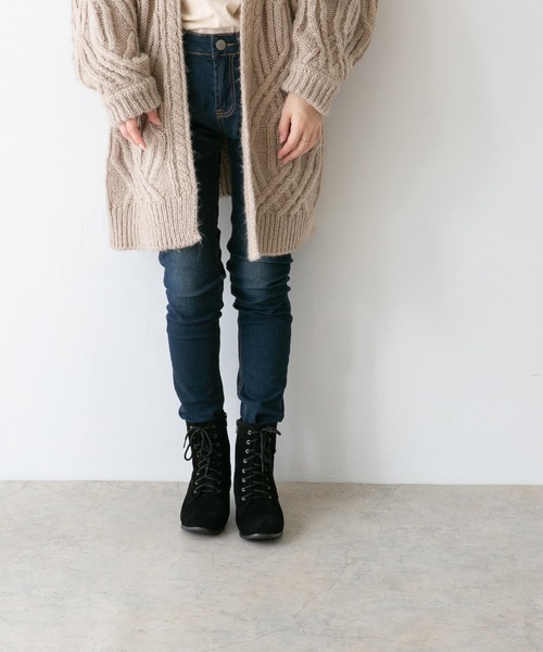 welleg（ウェレッグ）の「レースアップブーツ（ブーツ・レディース・ブラウン系その他/ブラック系その他/ダークブラウン/ブラウン/キャメル/ブラック/アイボリー/アッシュグレー・3L/XS/S/M/L/LL）」の22枚目の写真