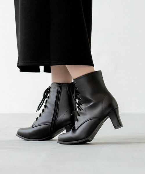 レースアップブーツ（ブーツ）｜welleg（ウェレッグ）のファッション