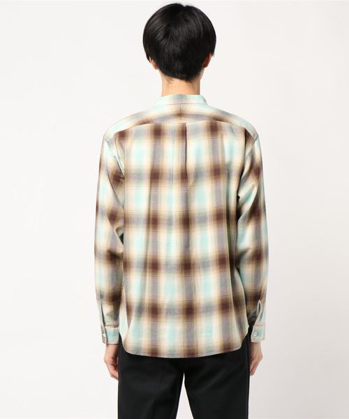 ADAM ET ROPE'（アダムエロペ）の「柄アソート　バンドカラーシャツ（シャツ/ブラウス・メンズ・ネイビー/ブラウン/ベージュ系その他・M/L）」の5枚目の写真