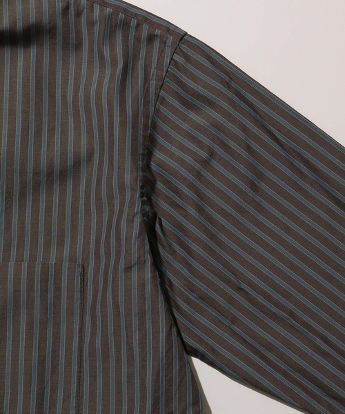 ADAM ET ROPE'（アダムエロペ）の「柄アソート　バンドカラーシャツ（シャツ/ブラウス・メンズ・ネイビー/ブラウン/ベージュ系その他・M/L）」の8枚目の写真