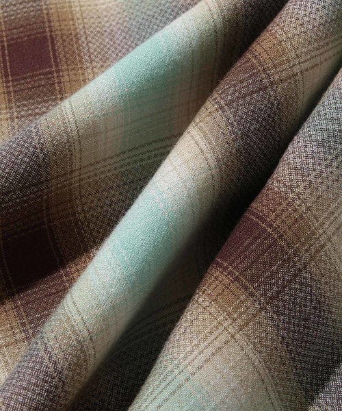 ADAM ET ROPE'（アダムエロペ）の「柄アソート　バンドカラーシャツ（シャツ/ブラウス・メンズ・ネイビー/ブラウン/ベージュ系その他・M/L）」の14枚目の写真