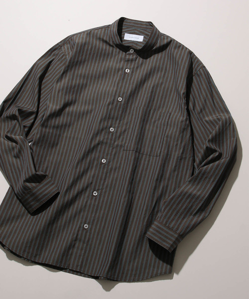 ADAM ET ROPE'（アダムエロペ）の「柄アソート　バンドカラーシャツ（シャツ/ブラウス・メンズ・ネイビー/ブラウン/ベージュ系その他・M/L）」の20枚目の写真