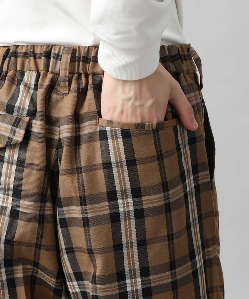 JUNRED（ジュンレッド）の「ブリティッシュタータンチェックワイドパンツ（その他パンツ・メンズ・チャコールグレー/ベージュ・S/M/L）」の15枚目の写真