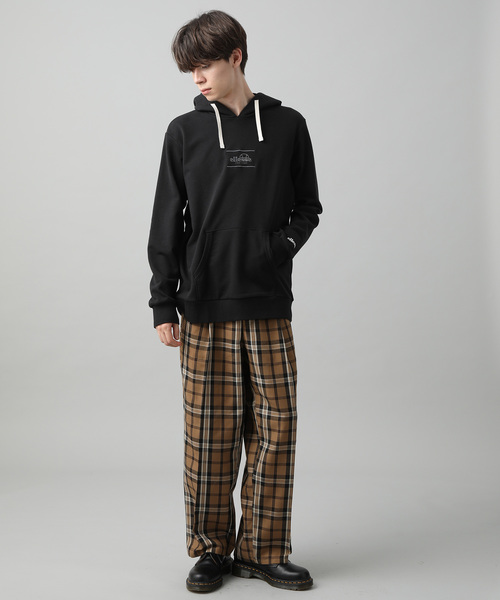 JUNRED（ジュンレッド）の「ブリティッシュタータンチェックワイドパンツ（その他パンツ・メンズ・チャコールグレー/ベージュ・S/M/L）」の4枚目の写真