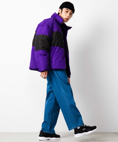 WEGO（ウィゴー）の「WEGO/デニムワイドパンツ（デニムパンツ・メンズ・インディゴブルー/ライトインディゴブルー/ブラック・MEDIUM/LARGE/SMALL）」の6枚目の写真