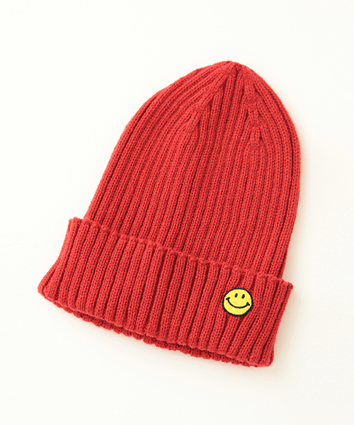 Ray BEAMS（レイビームス）の「JACKSON MATISSE×Ray BEAMS / 別注 Smileビーニー（ニットキャップ/ビーニー・レディース・グレー/レッド/イエロー/ネイビー・ONE SIZE）」の10枚目の写真