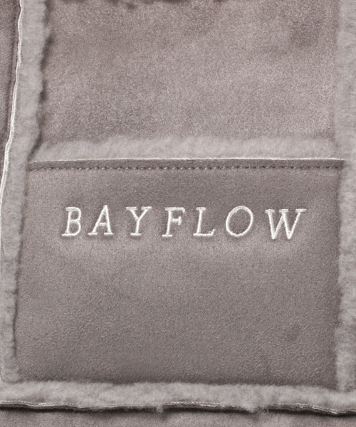 BAYFLOW(ベイフロー)の「フェイクムートンロゴトートM 19AW(トートバッグ・レディース・グレー/ブラウン・FREE)」の9枚目の写真