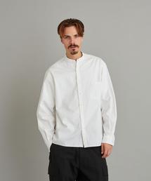 Steven Alan | ＜Steven Alan＞ BAFU G/DY BOX BAND COLLAR SHIRT-BOLD/シャツ(シャツ/ブラウス)