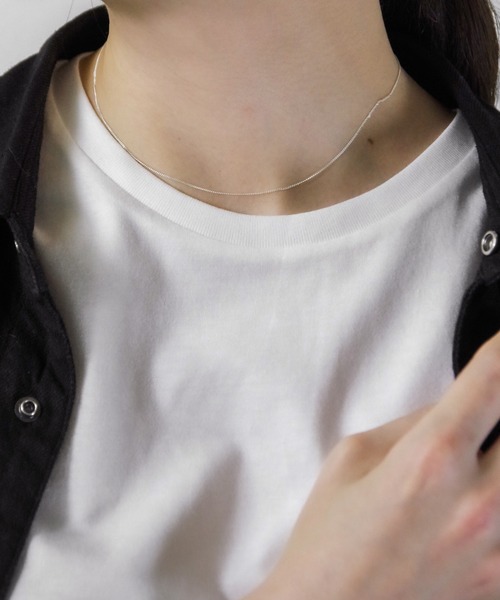 Newport（ニューポート）の「Silver Necklace 40cm（ネックレス・レディース・A/B/C/D/E・40）」の3枚目の写真