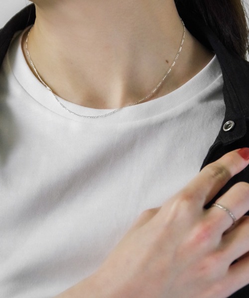 Newport（ニューポート）の「Silver Necklace 40cm（ネックレス・レディース・A/B/C/D/E・40）」の4枚目の写真