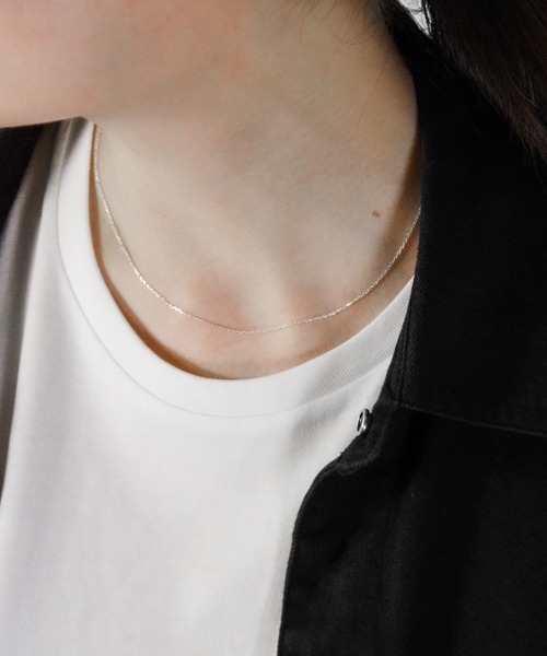 Newport（ニューポート）の「Silver Necklace 40cm（ネックレス・レディース・A/B/C/D/E・40）」の5枚目の写真