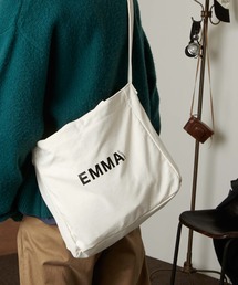 EMMA CLOTHES ロゴ キャンバス生地2WAYトートバッグ / ショルダーバッグ