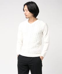 VIBGYOR SELECT/ ニットカット Vネックトップス(RM)