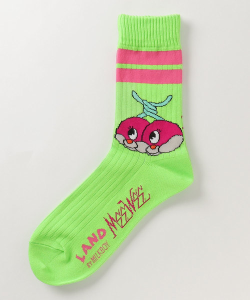 LAND by MILKBOY（ランドバイミルクボーイ）の「チェリー ソックス（ソックス/靴下・レディース・A/B/C/D・FREE）」の3枚目の写真