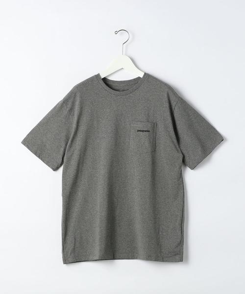 patagonia（パタゴニア）の「[ パタゴニア ] ★ patagonia P-6 ロゴ ポケット レスポンシビリティー Tシャツ（Tシャツ/カットソー・メンズ・ライトブルー/ブラック/ネイビー/オレンジ/ホワイト/グレー・LARGE/MEDIUM/SMALL/X-SMALL）」の4枚目の写真