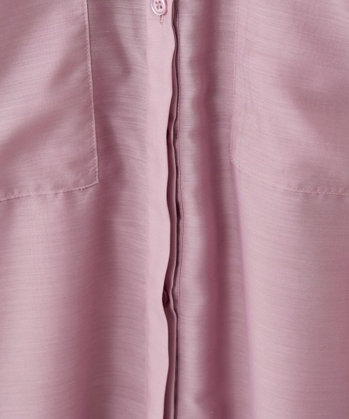 cepo(セポ)の「バンドカラー シアーオーバーシャツ(シャツ/ブラウス・レディース・ミント/ブラック/ベージュ/パープル・M)」の9枚目の写真