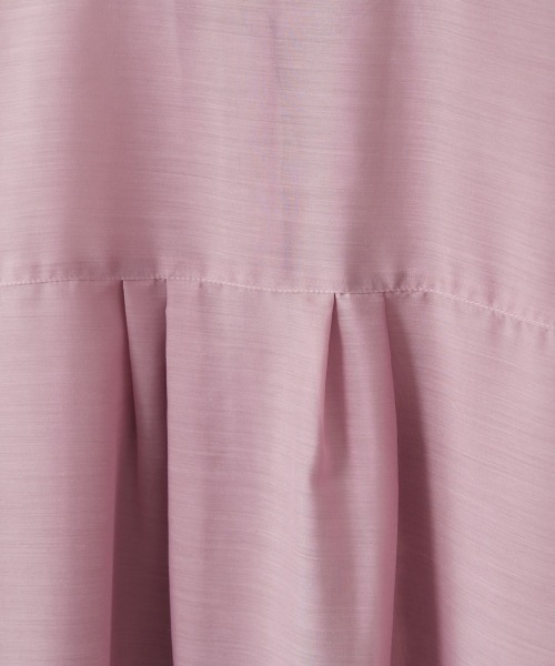 cepo(セポ)の「バンドカラー シアーオーバーシャツ(シャツ/ブラウス・レディース・ミント/ブラック/ベージュ/パープル・M)」の14枚目の写真