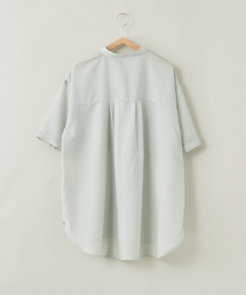 cepo(セポ)の「バンドカラー シアーオーバーシャツ(シャツ/ブラウス・レディース・ミント/ブラック/ベージュ/パープル・M)」の19枚目の写真