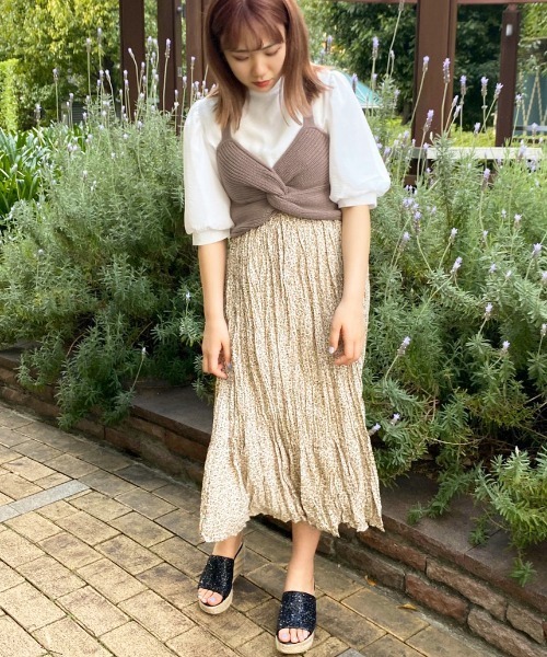 apres jour（アプレジュール）の「ねじりビスチェ×ブラウスセット【ZOZOTOWN限定アイテム】（シャツ/ブラウス・レディース・ブラック/アイボリー/ミント/モカ・フリー）」の19枚目の写真