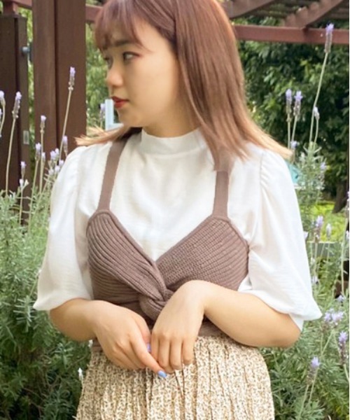 apres jour（アプレジュール）の「ねじりビスチェ×ブラウスセット【ZOZOTOWN限定アイテム】（シャツ/ブラウス・レディース・ブラック/アイボリー/ミント/モカ・フリー）」の16枚目の写真