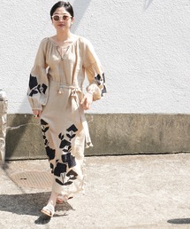 ADAM ET ROPE' | 【BENARAS by CITRUS】別注Veronica Rose Dress(ワンピース)