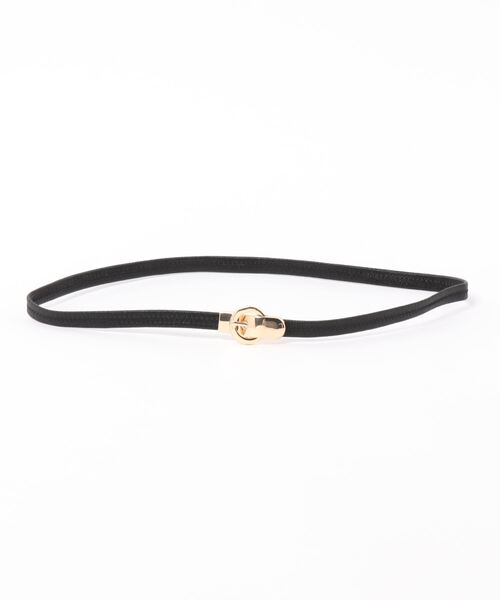 Dorry Doll（ドリードール）の「マグネットバックルゴムベルト（ベルト・レディース・ブラック/ベージュ/ネイビー・FREE）」の6枚目の写真