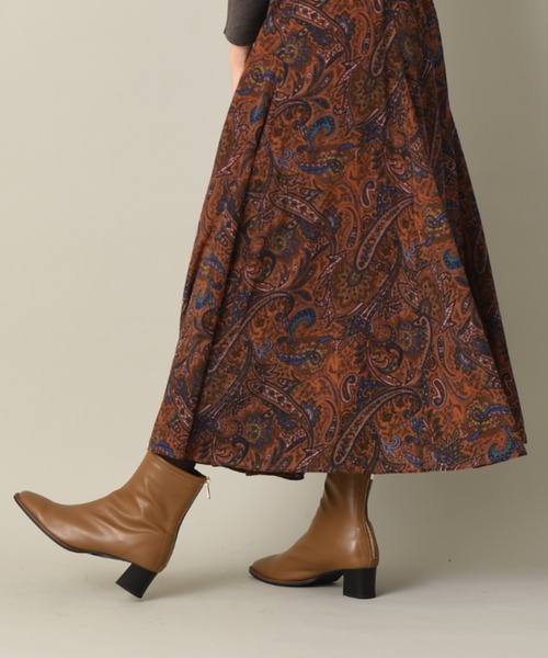 INTERPLANET（インタープラネット）の「スクエアトゥストレッチブーツ（ブーツ・レディース・ブラック/ブラウン・25.0cm/24.0cm）」の9枚目の写真