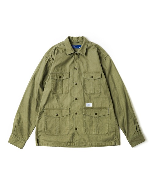 GORDON MILLER(ゴードンミラー)の「GORDON MILLER(ゴードンミラー) C/R バックサテン Military ジャケット(2colors)(20A-GM010)(シャツ/ブラウス・メンズ・タン/オリーブドラブ・L/M)」の12枚目の写真