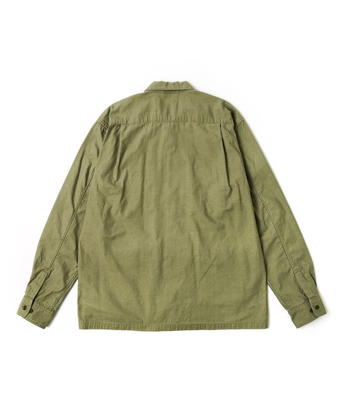 GORDON MILLER(ゴードンミラー)の「GORDON MILLER(ゴードンミラー) C/R バックサテン Military ジャケット(2colors)(20A-GM010)(シャツ/ブラウス・メンズ・タン/オリーブドラブ・L/M)」の13枚目の写真