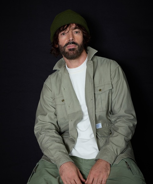 GORDON MILLER(ゴードンミラー)の「GORDON MILLER(ゴードンミラー) C/R バックサテン Military ジャケット(2colors)(20A-GM010)(シャツ/ブラウス・メンズ・タン/オリーブドラブ・L/M)」の10枚目の写真
