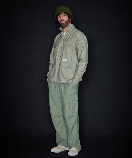 GORDON MILLER(ゴードンミラー)の「GORDON MILLER(ゴードンミラー) C/R バックサテン Military ジャケット(2colors)(20A-GM010)(シャツ/ブラウス・メンズ・タン/オリーブドラブ・L/M)」の22枚目の写真
