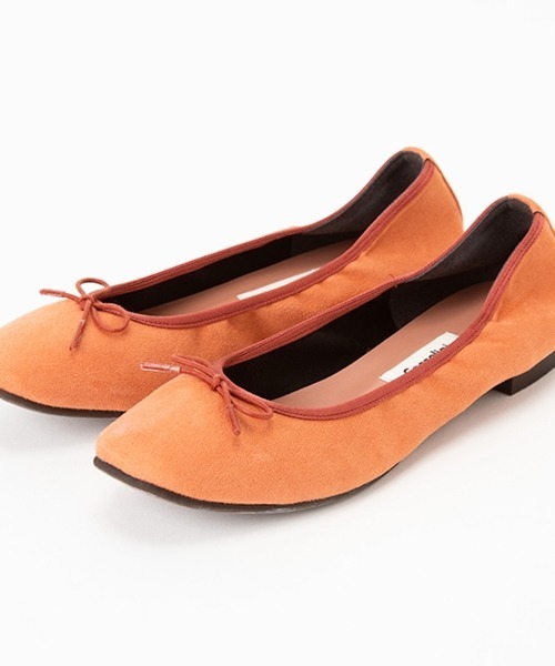 Casselini(キャセリーニ)の「【直営店限定】Casselini(キャセリーニ)バレエシューズ(バレエシューズ・レディース・オレンジ/グリーン・23/24/24.5/23.5)」の13枚目の写真