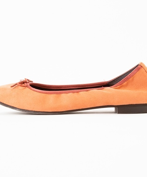 Casselini(キャセリーニ)の「【直営店限定】Casselini(キャセリーニ)バレエシューズ(バレエシューズ・レディース・オレンジ/グリーン・23/24/24.5/23.5)」の3枚目の写真