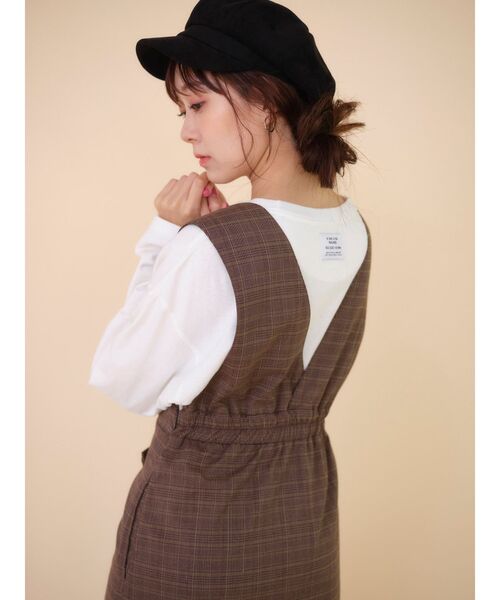 Now me. by NYLON JAPAN(ナウミーバイナイロンジャパン)の「ジャンパースカート(スカート・レディース・ブラック/その他・FREE)」の16枚目の写真