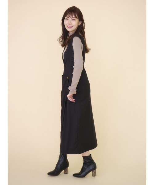 Now me. by NYLON JAPAN(ナウミーバイナイロンジャパン)の「ジャンパースカート(スカート・レディース・ブラック/その他・FREE)」の14枚目の写真