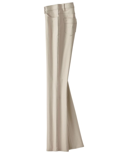 BELLUNA PLUS(ベルーナ)の「裏起毛ストレッチブーツカットパンツ股下63cm(その他パンツ・レディース・モカ/グレー系その他/ライトグレー/ブラック/グレー系その他2/ベージュ/ブラウン/パープル系・MEDIUM/SMALL/LARGE/X-LARGE)」の4枚目の写真