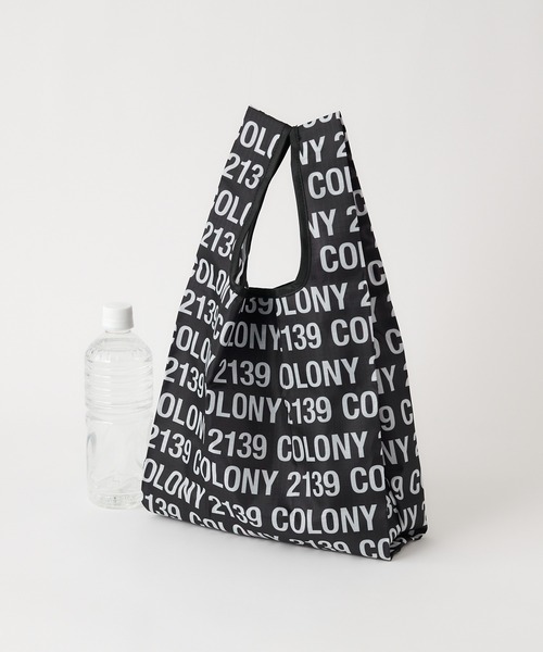 COLONY 2139(コロニートゥーワンスリーナイン)の「ミニショッパーエコバッグ(エコバッグ/サブバッグ・レディース・ブラック/その他35/ブラック系その他2/ブラック系その他3・FREE)」の3枚目の写真