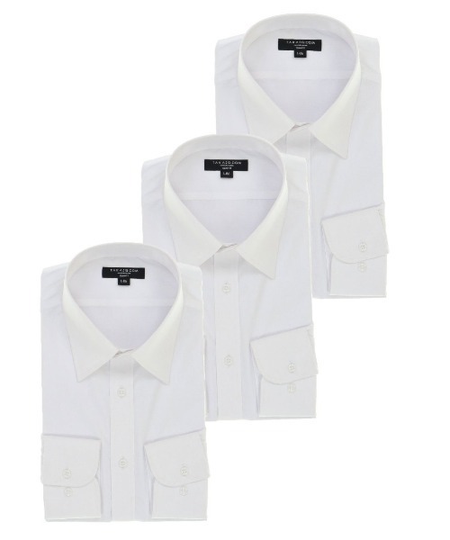 Web限定販売 タカキューメンズ Taka Q Men 形態安定抗菌防臭 レギュラーフィット ビジネスドレス長袖シャツ3枚セット ビジネスシャツ Taka Q タカキュー のファッション通販 Zozotown