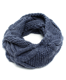 ROSE BUD | LR-14211 FLOWER JQ. KNITTED SNOOD(ストール/ショール)