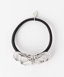 CFC W メタル リボン ポニー ヘアゴム