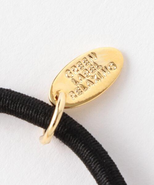 green label relaxing（グリーンレーベルリラクシング）の「CFC W メタル リボン ポニー ヘアゴム（ヘアゴム・レディース・シルバー/ゴールド・FREE）」の4枚目の写真