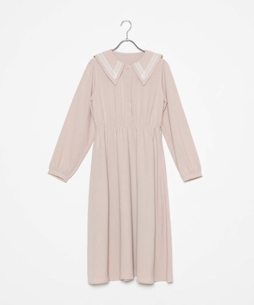 WEGO（ウィゴー）の「WEGO/レースラインセーラーワンピース（ワンピース・レディース・グリーン系その他/ライトベージュ・FREE）」の17枚目の写真