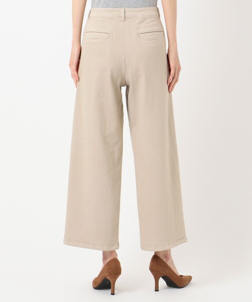 J.PRESS(ジェイプレス)の「【洗える】8.4oz ピースダイストレッチ ワイドパンツ(その他パンツ・レディース・ベージュ系・9/7/13/11)」の12枚目の写真