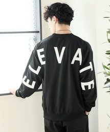 TopIsm | 【2021 SPRING】ワイドシルエット バックアップリケロゴ入り トレーナー スウェット(Tシャツ/カットソー)